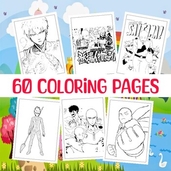 60 Gothic Anime Coloring Book for Adults Happy new year 2024 coloring page