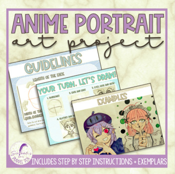 Preview of Anime Portrait Art Project - PDF Version