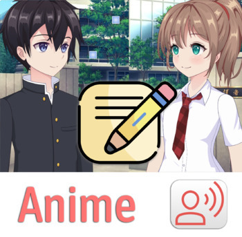 Preview of Anime Writing (Slides/ Voice Acted): Engaging Writing Project (4th-6th+) 