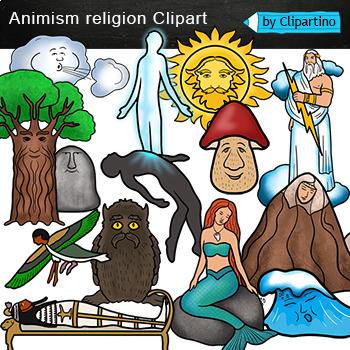 Preview of Animism religion Clip Art /Primitive /Ancient history clipart Commercial use