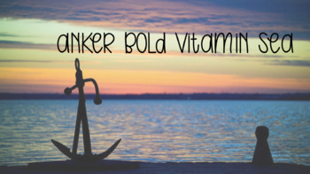 Preview of Anker Fonts: Anker BOLD Vitamin Sea