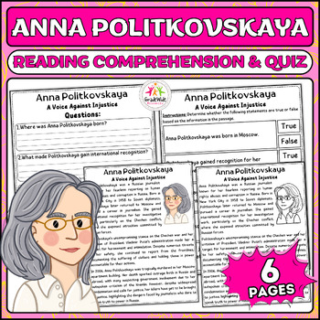 Preview of Anna Politkovskaya: Fearless Journalist Nonfiction Reading & Activities for WHM