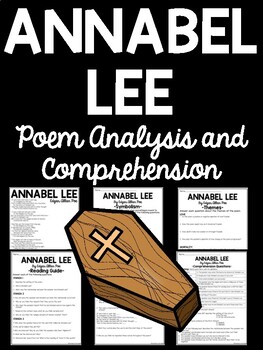 Preview of Annabel Lee Poem by Edgar Allan Poe Reading Guide and Comprehension Worksheet