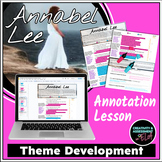 Annabel Lee Lesson | Theme Development Annotation Activity