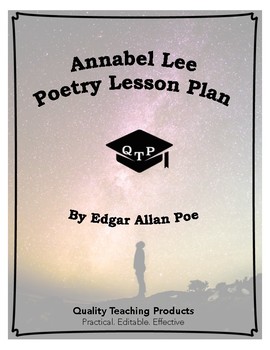 Preview of Lesson: Annabel Lee Poem by Edgar Allan Poe Lesson Plans, Worksheets, Key