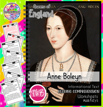 Preview of Anne Boleyn |Queens of England|Reading Comprehension|Social Studies|History