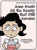 Anne Frank: All the Beauty that Remains Reading Passage