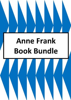 Preview of Anne Frank Book Bundle - Worksheets for 3 Books - Second World War