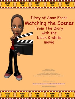 Preview of Anne Frank Book Matched to  Video Scenes