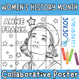 Anne Frank Collaborative Coloring Poster Activities, Women