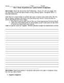 Anne Frank: Diary Entry Open-Ended Response Prompt and Rubric