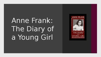 Preview of Anne Frank Pre-Reading Notes & Research Activity