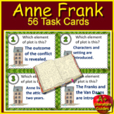 Anne Frank Task Cards (56) Diary of a Young Girl -Skill Bu