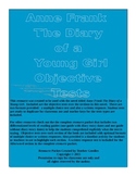 Anne Frank The Diary of a Young Girl Tests for Sections 1-