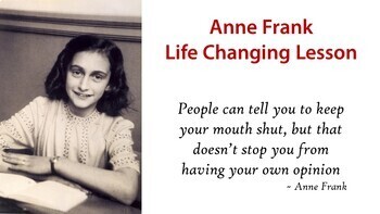Preview of Anne Frank "Theme Unit" + Final Essay 