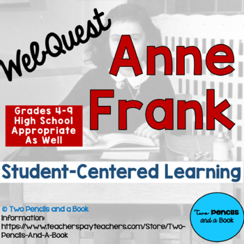 Preview of Anne Frank WebQuest - Standards-Based Anne Frank Activities