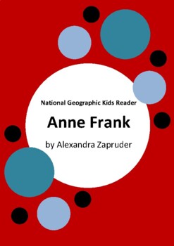 Preview of Anne Frank by Alexandra Zapruder - National Geographic Kids Reader