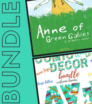 Preview of Anne of Green Gables by Mariah Marsden Novel Study and Comic Classroom Decor