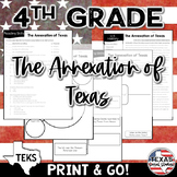 Annexation Republic of Texas 4th Grade Social Studies Read