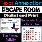 Annexation of Texas Activity: Breakout Escape Room