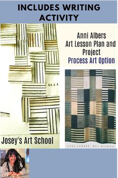 Preview of Anni Albers Art Lesson Grade Pre K-6 Painting Lesson Common Core