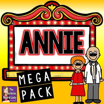 Preview of Annie Musical MEGA Pack of Worksheets