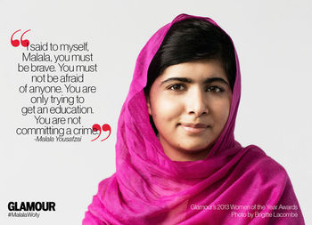 Preview of Annotate Informational Text about Malala Yousafzai