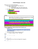 Annotated Bibliography - Color Coded