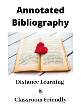 Preview of Annotated Bibliography (Distance Learning Friendly)