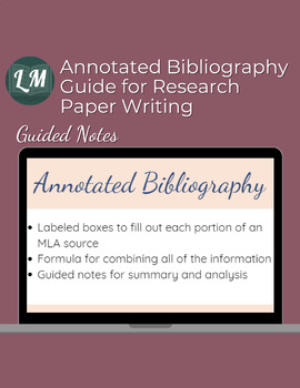 Preview of Annotated Bibliography Guide for Research Paper Writing