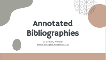 Preview of Annotated Bibliography - How-To PowerPoint