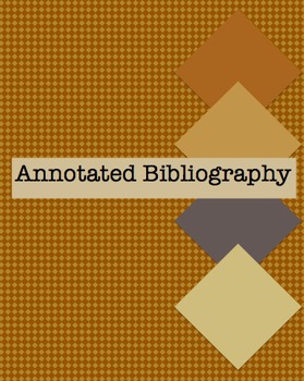 Preview of Annotated Bibliography Sample Template