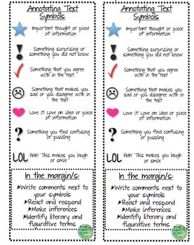 different types of annotations in literature