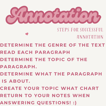 Preview of Annotation Check List
