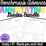 Benchmark Advance Annotation Guides Bundle Units 1-10