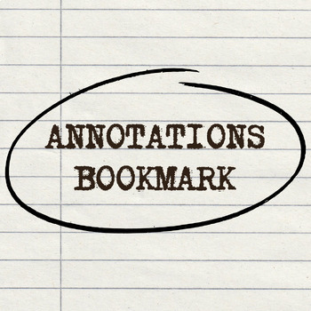 Preview of Annotations Bookmark