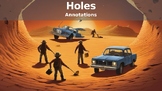 Annotations: Using the novel Holes