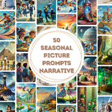 Annual Narrative Writing Bundle 50 Engaging Picture Prompt