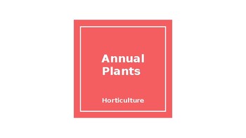 Preview of Annual Plants Powerpoint