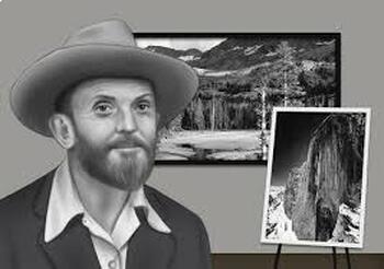 Preview of Ansel Adams Photography History Article & Worksheet + Video & Worksheet!