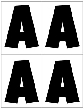 Preview of Answer Cards/Letter Response/Number Response (A1, B2, C3, D4)