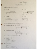 Answer Key - Graphing Inequalities