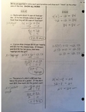 Answer Key - Solving Equations Review Packet (page 4)