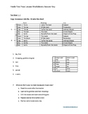 Answer Key for Latin Worksheets Lessons 1-8
