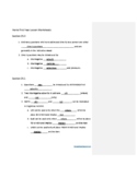 Answer Key for Latin Worksheets Lessons 25-29
