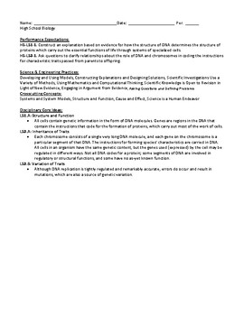 Preview of Answer Key for Silent Mutations NOT Silent Lab and Article