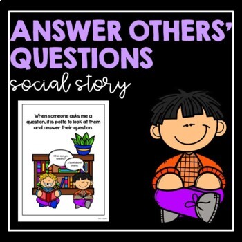 Preview of Answer Others' Questions- Social Story
