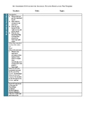 Answer the Questions Lesson Plan Template