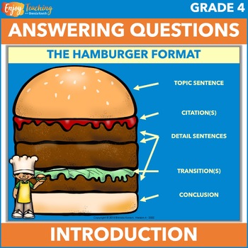 Preview of Answering Questions Mini Lesson - Constructed Response PowerPoint - RL.4.1