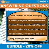 Answering Open-Ended Questions with Text Evidence Bundle -